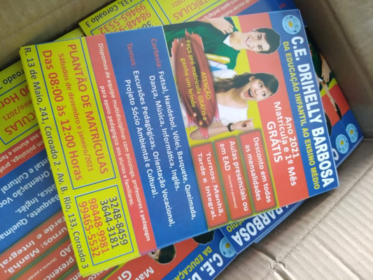 10 mil panfleto 21x15 - couche