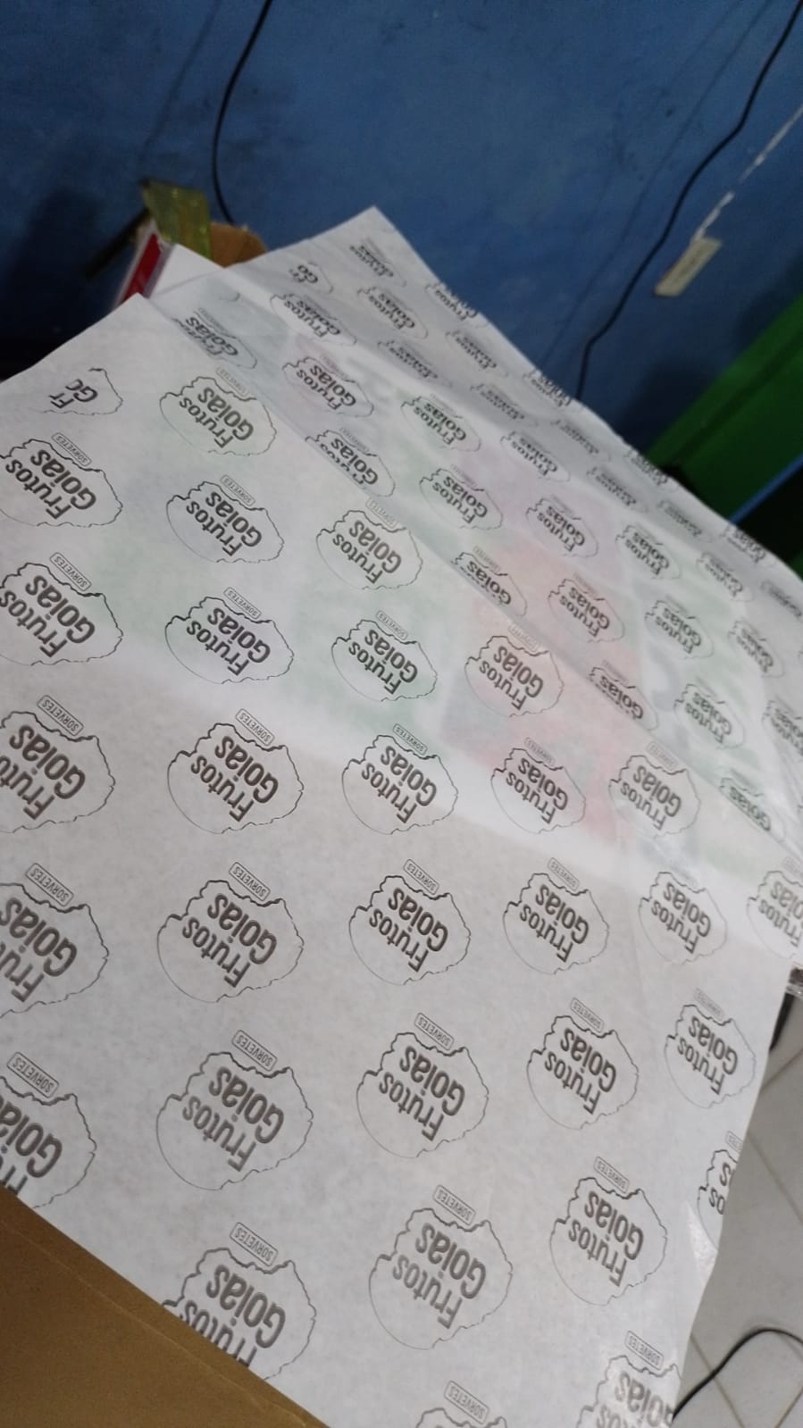 1 milheiro papel manteiga - seda - 01 cor de impressao