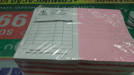 05 Blocos de Recibo Comanda Receituário Pedido personalizado