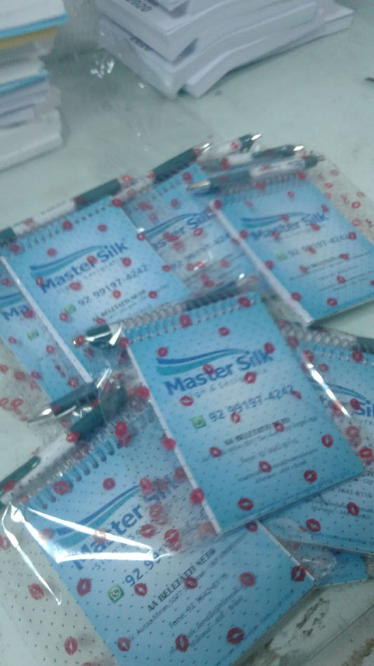 500 Bloco Rascunho Rascunho Aspiral 10x15com 50 fls