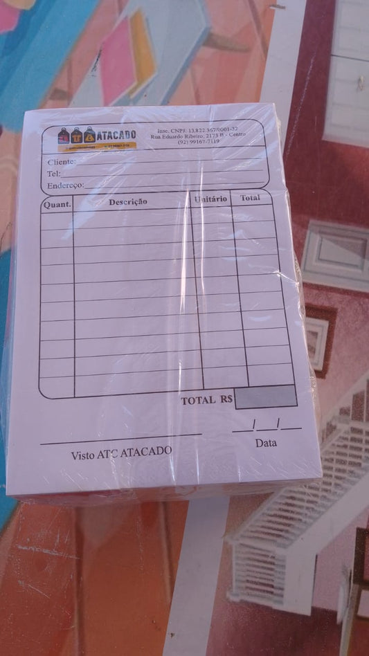 10 Blocos Receituários em Pequenas Tiragens 21 x15