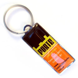 100 Chav. Chapinha Metálica COD 700 - Chapinha 4,5x2cm - com resina