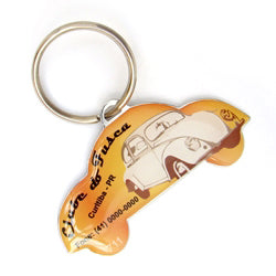 100 Chav. Chapinha Metálica COD 711 - Chapinha Fusca - com resina