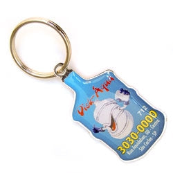 100 Chav. Chapinha Metálica COD 712 - Chapinha Água - com resin