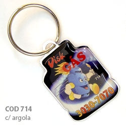 100 Chav. Chapinha Metálica COD 714 - Chapinha Gás - com resina