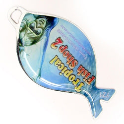 100 Chav. Chapinha Metálica COD 721 - Chapinha Peixe Pq - com resina