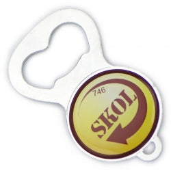 100 Chav. Chapinha Metálica COD 746 - Abridor de Garrafa - com resina