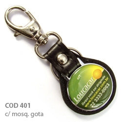 100 Chav. Couro Sintético COD 401 - Couro Sintético - resina frente