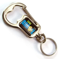 Chaveiros Mosquetões COD 110 - Abridor de Garrafa - resina 2 lados