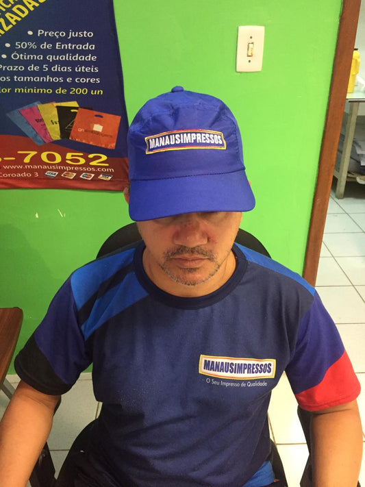 10 Bonés Bordado com sua logo
