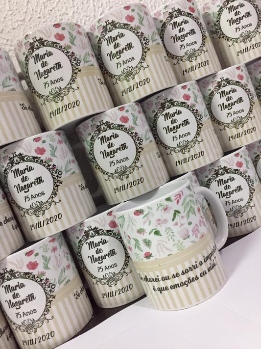 10 Caneca de ceramica - Porcelana