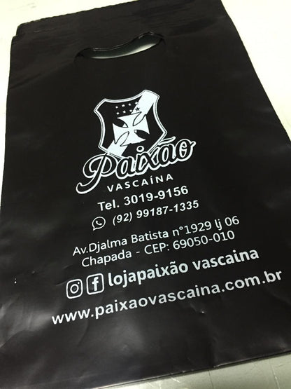 Sacolas Personalizadas Com Sua Logo 30x40, 100 Un Cor Branco