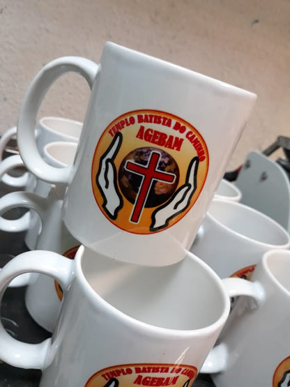 10 Caneca de ceramica - Porcelana