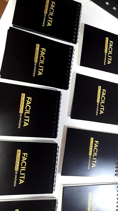 50 cadernos capa dura 10x15