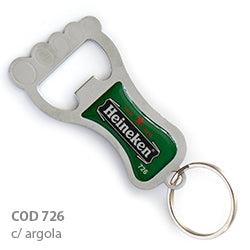 Chav. Chapinha Metálica COD 726 - Abridor Pézinho - com resina