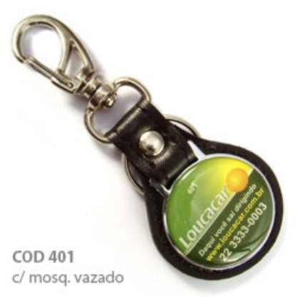 100 Chav. Couro Sintético COD 401 - Couro Sintético - resina frente