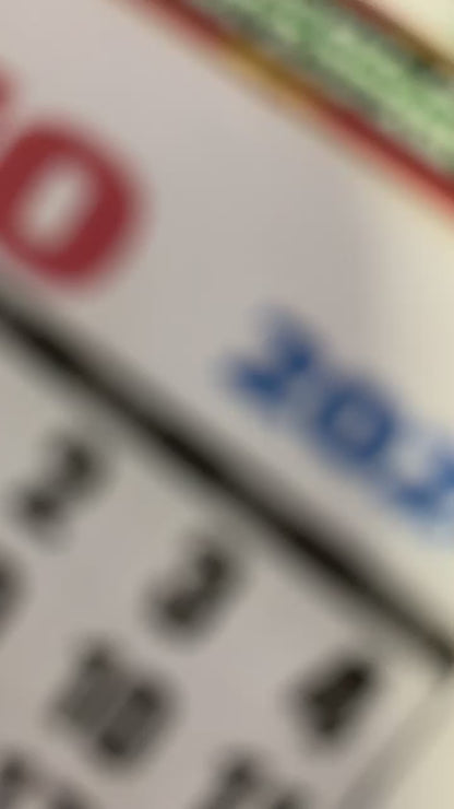 500 Ímãs de Geladeira com Calendário - Calendário 4x5