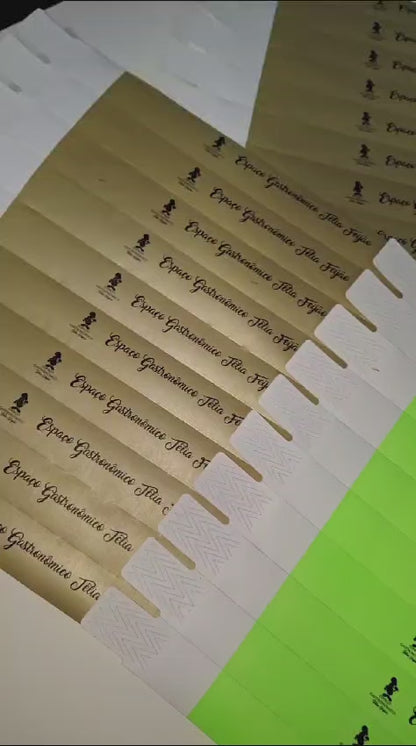 1000 Pulseiras de Identificação Personalizadas coloridas